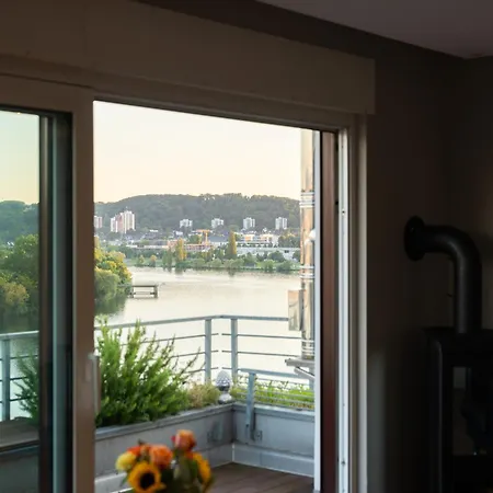 Penthouse Mit Schoenem Moselblick In Metternich Appartamento *
