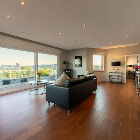 Penthouse Mit Schoenem Moselblick In Metternich דירה *