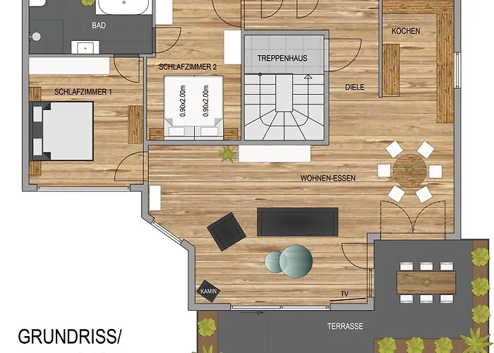 Penthouse Mit Schoenem Moselblick In Metternich 公寓