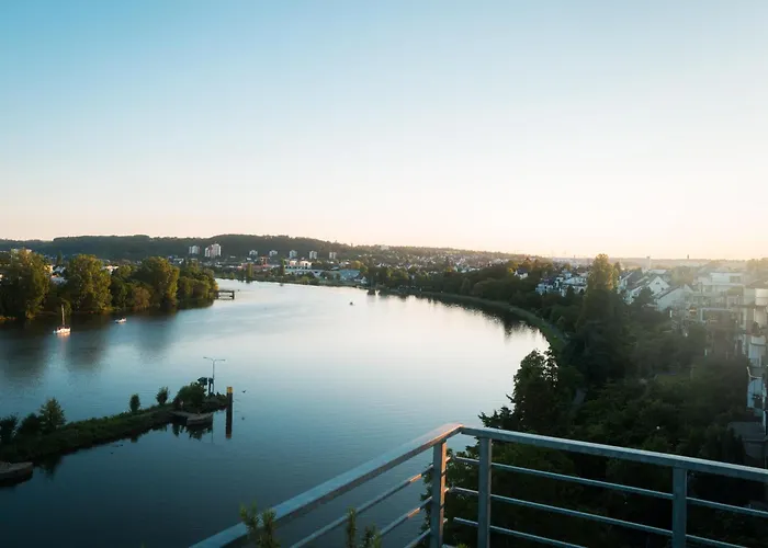 Penthouse Mit Schoenem Moselblick In Metternich 公寓