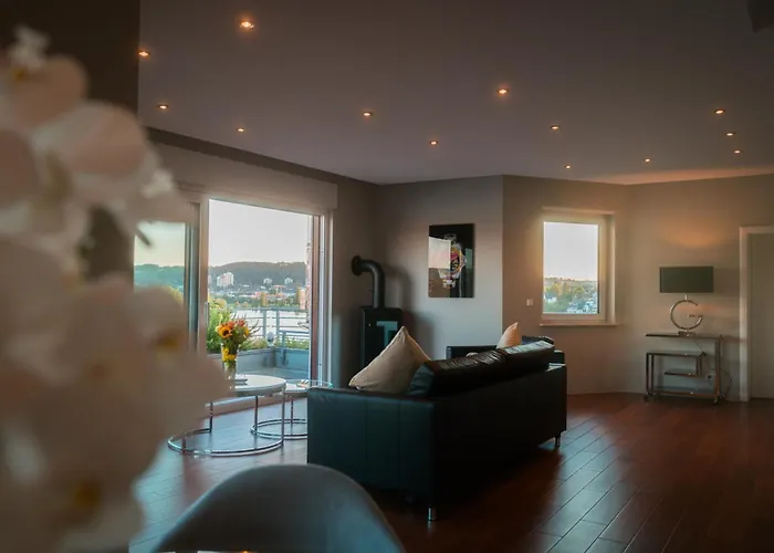 公寓 Penthouse Mit Schoenem Moselblick In Metternich