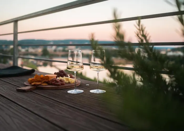 公寓 Penthouse Mit Schoenem Moselblick In Metternich 科布倫茨