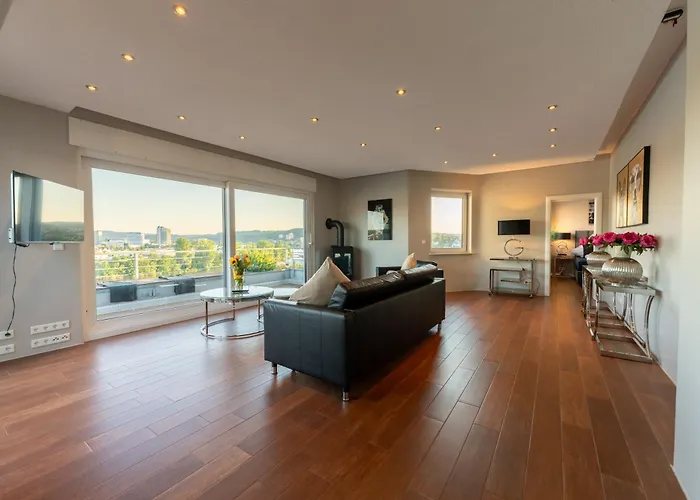 Penthouse Mit Schoenem Moselblick In Metternich דירה *