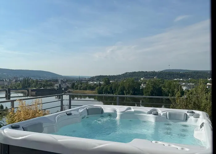 דירה Penthouse Mit Schoenem Moselblick In Metternich